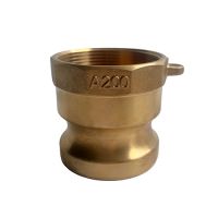 Brass camlock coupling