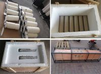 Double Spiral Type Sic Silicon Carbide Heating Element 1600c For Heat Treatment Furnace