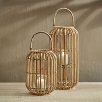 Unique Design Table Lantern High Quality Rattan Candle Holder Natural Rattan Lantern Vietnamese Supplier Odm/oem