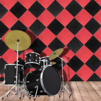 Polyurethane&Atilde;&Acirc;&nbsp;Fiber&Atilde;&Acirc;&nbsp;Sound-Absorbing&Atilde;&Acirc;&nbsp;Board, USING IN KTV, Conference Room, Piano Room, Movie Fireproo