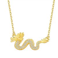 2024 New Year Brass Dragon Necklace good luck, fortune and prosperity, wisdom and knowledge