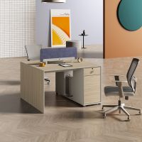 1.2m computer table Staff desk with cabinet