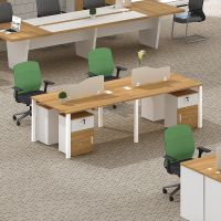 Standard Size Double Side Table 2 4 Person Staff Desk Work Station From China