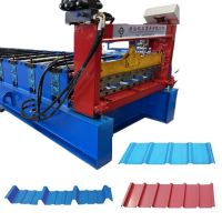 Trapezoid Roof Making Metal IBR Roof Panel Roll Forming Machine From China
