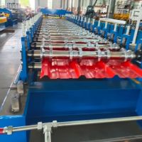 Trapezoid Roof Making Metal IBR Roof Panel Roll Forming Machine