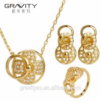 Hot selling imitation saudi dubai imitation jewelry, 24k jewellery sets gold plated