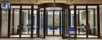 Full Circular Auto Glass Door Hotel 2-wing Automatic Revolving Door Customizable Style Commercial Entrance Door