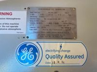 GE TURBO EXPANDER GENERATOR NEW