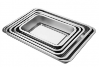 stainless steel Premium Quality Fruit Tray Barbecue Plate Buffet Plate for party outdoor