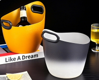 Stainless steel ice bucket for beerï¼�Portable Ice Bucket for Beerï¼�Easy - to - Clean Ice Bucket