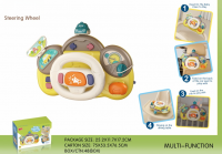 Baby Driving Simulator Toy, Early Learning Baby Steering Wheel, Crib Steering Wheel Toy for Toddlers, Activity Toy for Babies 0-18 Months