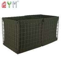 Galvanized Defensive Barrier Welded Defence Barrier Gabion Box