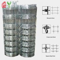 Metal Farm Fence Galvanized Wire Mesh Cattle Horse Sheep Animal Field Fence