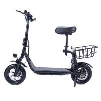 Adult Foldable Electric Scooter Small Electric Scooter Super Lightweight Portable City Commuting Riding Lithium Battery Bike