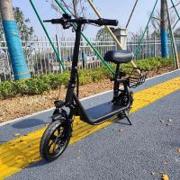 Adult Foldable Electric Scooter Small Electric Scooter Super Lightweight Portable City Commuting Riding Lithium Battery Bike