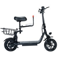 Adult Foldable Electric Scooter Small Electric Scooter Super Lightweight Portable City Commuting Riding Lithium Battery Bike