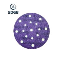 6 Inch Ceramic Sandpaper Purple Film Disc Abrasive Sanding Discs Sanding Paper For Sanding Polish