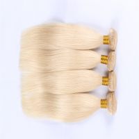 Remy Hair Weaving,Virgin Indian Human Hair Extension 613# blonde colors