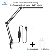 Soft Eye-Protection LED Light 24W Double Head Table Desk Lamp (2)