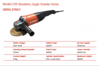 230mm Brushless Angle Grinder (model:qr04-230a1)