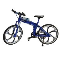 1:8 Scale Diecast Metal Stimulated Bicycle Kid Alloy Toys Folding Bike Model