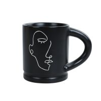 Abstract Collection Silk Print Face Ceramic Mug