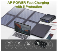  IP67 Waterproof Portable Solar Panel Foldable Charger 60W For Laptop Cellphone From China