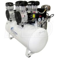 CALIFORNIA AIR TOOLS SP ULTRA QUIET OIL-FREE 4-HP 20-GALLON DUPLEX AIR COMPRESSOR W/ DRYER &amp; AUTO DRAIN