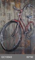 3D metal wall sculpture hand-painted wall art