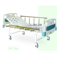 Casting aluminum bed board castors steel plastic medical furniture manual bed