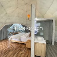 Transparent Banquet Circular Pvc Geodesic Dome Tent With Shade Cover From China