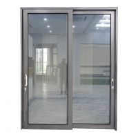 Aluminum Alloy Double Tempered Glass Sliding Door From Philippines