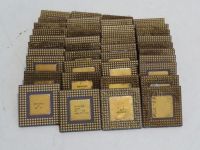 486/386(with Gold Square) Cpu For Scrap Gold Recovery