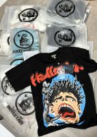 Wholesale Custom Fashion Men S Blank Black Cotton Hell T Shirt Oversize Tee T-Shirt From China