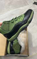 G5 Quality Genuine Leather Air 11 Black/Green Sneaker Sports Shoes