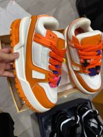 Wholesale Top Quality Fashion new Luxury Orange Sneaker Tennis Shoes Dropshipping