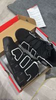 Wholesale Cheap Men More Uptempo Low Black Running Basketball Shoes