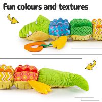 Explore Measure Product And The Triggers Baby‘s’multi-sensory Cognition With Alligator Plush Toy