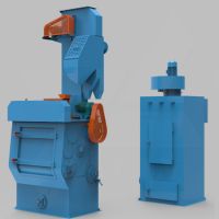 Q32 Tumble Belt Shot Blasting Machine Automatic Abrators Crawler Shot Peening Machine for Screws Bolt Casting Forging Auto Parts