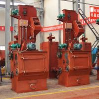Small Shot Blaster Tumble Belt Crawler Type Shot Blasting Machine for Bolts Nuts Forging Parts Cleaning