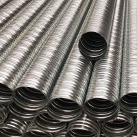 OEM Prestressed Steel Pipe Spiral Duct Corrugated Metal for Concrete Bridge Galvanised Coil with ANSI Certification