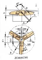 Three Leaves Evolving Oar Blender High Efficiency Axial Flow Impeller