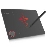 BOSTO T608 Drawing Tablet, 6x8 inch Art Tablet with Battery-Free Stylus, 16K Pen Pressure, Graphics Tablet for Drawing, Writing, Design, Teaching, Work with Mac, PC &amp; Mobile