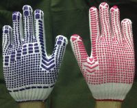 Cotton Glove With Pvc Dotting: Special For Construction, Gardening, Automotive Work And Etc Dotted Glove Safety Glove Ppe Glove Hand Glove Working Glove Custom Glove Knitted Glove Oem Glove