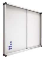 Showcase White Board ( magnetic ) with light 60 x 80 cm.