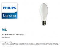 Philips Ml 250w E40 220-230v 1sl/12