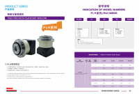 Chenyue PLH60 Planetary Gearbox Efficient Transmission with 4:1 to 100:1 Gear Ratios