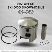 Ski-Doo Snowmobile Piston Kit / Set 09-759 Manufactured by Osaka Marine Industrial Taiwan