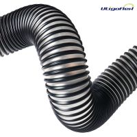 PU Duct Hose with black strip