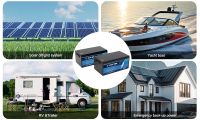12V 24V Long Life LiFePO4 Rechargeable Li-Ion Storage Prismatic 12V 100Ah Lithium Ion Battery LiFePO4 Battery